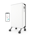 Duux Edge Oil Heater | Oil Heater | 2000 W | Suitable for rooms up to 20 m&sup2; | White