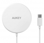 AUKEY Wireless Charger LC-A1 White MagSafe Qi 15W USB C