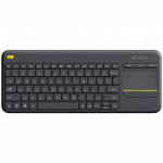 Logitech K400 Plus, SWE, hall - Juhtmevaba klaviatuur hiire v&otilde;imalusega / 920-007141