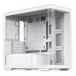 Jonsbo D300 Midi-Tower, 270 degrees, Tempered Glass - white