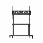 Edbak MTR200 trolley with electric height adjustment for 55-98 inch VESA 800x600 monitors, load capacity: 80 kg