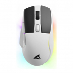 Sharkoon Maus Shark SGM50W Optisch 6 Tasten 6.400 DPI wei&szlig;
