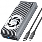 GRAUGEAR externes Geh&auml;use M.2 NVMe mit L&uuml;fter 20Gbit