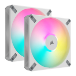 Corsair AF140 RGB ELITE White Pack of 2 140mm Case Fan