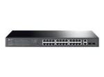 TP-LINK TL-SG1428PE 28-Port Gigabit Easy Smart Switch 24xGigabit PoE+ 2xGigabit Non-PoE RJ45 2xGigabit SFP Slots 250W budget