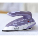 TEFAL First Class DB1612E0 | Steam Travel Iron | 1000 W | Continuous steam 10 g/min | Steam boost performance 45 g/min | White/Purple