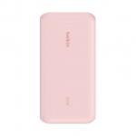 Belkin Powerbank mit integriertem USB-C Kabel, Pink, USB-C, 20.000 mAh