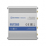 Teltonika | Industrial Cellular Router | RUT360 LTE CAT6 | 1 x LAN ports, 10/100 Mbps, compliance with IEEE 802.3, IEEE 802.3u standards, supports auto MDI/MDIX crossover Mbit/s | Ethernet LAN (RJ-45) ports 2 x RJ45 ports, 10/100 Mbps | Mesh Support No |