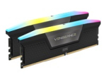 CORSAIR VENGEANCE RGB 48GB 2x24GB DDR5 5200MT/s DIMM Unbuffered 38-38-38-84 XMP 3.0 Black Heatspreader RGB LED 1.25V