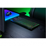 Razer | BlackWidow V4 Low-Profile HyperSpeed | Keyboard | Wireless | US | Bluetooth | Orange Switches | Black