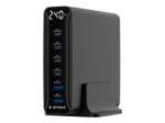 GEMBIRD 6-port 240 W GaN USB fast charger black