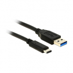 USB3.1 USB Typ-A Stecker > USB Type-C&trade; Stecker 0,5 m schwarz Delock