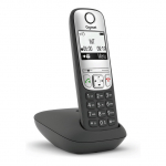 A690 schwarz schnurlos analog DECT Display Freisprechen Telefonbuch fr bis zu 100 Eintrge