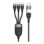 CONCEPTRONIC Kabel USB-C/-A2.0->3xUSB-C 480Mbs 1.50m sw