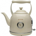 Gorenje | Kettle | K17CLIN | Electric | 2000 W | 1.7 L | Plastic/Metal | 360&deg; rotational base | Beige