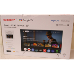 Renew. Sharp 32HF2265EW 32" (81cm) HD Ready Google TV, White | Renew. | Sharp 32HF2265EW | 32 | Smart TV | Google TV | White | DAMAGED PACKAGING