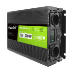 Green Cell KFZ Spannungswandler Power Inverter 12V > 230V 2000W/4000W Display