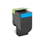 LEXMARK 802HCE Toner cyan Standardkapazitt 3.000 Seiten 1er-Pack corporate