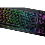 Razer | BlackWidow V4 Low-Profile Tenkeyless HyperSpeed | Keyboard | Wireless | US | Bluetooth | Yellow Switches | Black