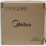 Renew. Midea MAD1100DADK Air fryer digital,Two-zone cavity, 6.4L + 4.4L | Midea Two Zone Airfryer | MAD1100DADK | Power 1850 W | Capacity 4.4/6.4 L | Rapid Air technology | Black | SCRATCHED ITEM, WRONG SN ON PACKAGING