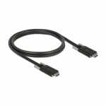USB3.1 USB Type-C Stecker > USB 3.1 Gen 2 USB Type-C&trade; Stecker mit Schrauben seitlich 1 m