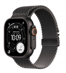 Apple Watch Ultra 3 GPS + Cellular 49mm Black Titanium Case with Black Titanium Milanese Loop - Large 990945