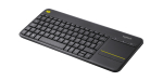 LOGITECH Wireless Touch Keyboard k400 Plus - INT BLACK T-920-007145