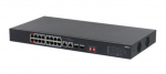 Switch|DAHUA|S3218-16ET-135|Switch type Unmanaged|Switch layer L2|Rack mounting Yes|Stackable Yes|Form factor 1U|16xRJ-45 ports|RJ-45 Ports Type Gigabit Ethernet (10/100/1000)|2xSFP module slots quantity|Power over Ethernet (PoE) Yes|2xPower over