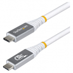 STARTECH.COM 1,5m USB4 Kabel 80Gbps USB-IF-zertifiziertes USB-C Ladekabel 240W 8K 120Hz-4K 240Hz DP2.1monitorkabel Thunderbolt 4 21158246