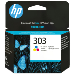 HP 303 - 4 ml - Farbe (Cyan, Magenta, Gelb) - original - Tintenpatrone - fr ENVY Photo 62XX, Photo 71XX, Photo 78XX, ENVY Inspire 72XX, 79XX