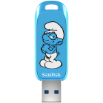 SANDISK USB 3.2,Ingot Type-A,130MB/s,Brainy Smurf Edition,4x6 Blister,Global