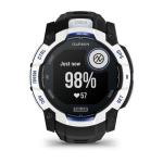 Garmin Instinct 2.79 cm (1.1") MIP 50 mm Digital 176 x 176 pixels Touchscreen Black, White GPS (satellite)