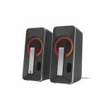 Genesis | Computer Speaker | Helium 100BT RGB | Bluetooth | Wireless connection | Silver/Black NCS-1635