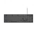 Natec | Herring Glow | Keyboard | Wired | US | Black