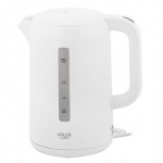 Adler | Kettle | AD 1386 | Electric | 1850 W | 2.2 L | Plastic | 360&deg; rotational base | White