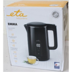 Renew. ETA ETA559590010 Emma Electric kettle, 1.5 L, White | Renew. | ETA Kettle | ETA559590010 Emma | Electric | 2200 W | 1.5 L | Stainless steel | 360&deg; rotational base | White | DAMAGED PACKAGING