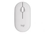 LOGITECH Pebble Mouse 2 M350s Mouse optical 3 buttons wireless Bluetooth 5.2 LE tonal white
