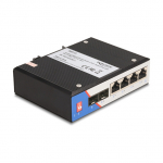 Industrie Gigabit Ethernet Switch 4 Port RJ45 2 Port SFP f&uuml;r Hutschiene
