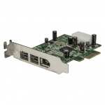 STARTECH.COM 3 Port 800+400 FireWire PCI Express Schnittstellen Combo Karte - Low Profile
