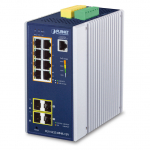 PLANET Industrial 8-Port GE PoE + 2*1G SFP + 2*2,5G SFP