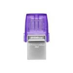 Kingston | DataTraveler | DT Micro Duo 3C | 256 GB | USB Type-C/Type-A | Purple