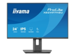 IIYAMA XB2497HSU-B1 24inch IPS 1920x1080 120Hz EyeComfort 15cm Height Adj. Stand 350cd/m2 Speakers HDMI DisplayPort 1ms MPRT USB 2x