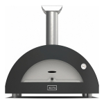 Alfa Forni Moderno 3 Pizze Holz Schiefer Grau
