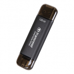 Transcend SSD ESD310C 128GB USB-C USB 3.2 Gen 2x1 black