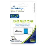 STICK MediaRange USB STICK 64GB USB 2.0 Color Edt. hellblau