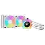 K be quiet! Light LOOP IO LCD 240 mm White Wasserk&uuml;hlung f&uuml;r Intel/AMD