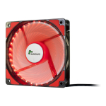 Inter-Tech L&uuml;fter 120*120*25 ARGUS L-12025 RD, rot