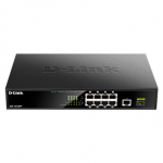 D-Link | 10 Gigabit port Switch with PoE | DGS-1010MP | Unmanaged | Desktop / Rackmount | Gigabit Ethernet (copper) ports quantity 1 | SFP ports quantity 1 | Power over Ethernet (PoE) ports quantity 8