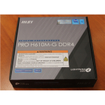 Renew. MSI PRO H610M-G DDR4 | Processor family Intel | Processor socket LGA1700 | DDR4 DIMM | Memory slots 2 | Supported hard disk drive interfaces SATA, M.2 | Number of SATA connectors 4 | Chipset Intel H610 | M-ATX | WITHOUT ORIGINAL PACKAGING,