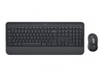 Logitech Signature MK650 Combo for Business - Keyboard and mouse set - wireless - Bluetooth LE - QWERTY - Nordic - graphite